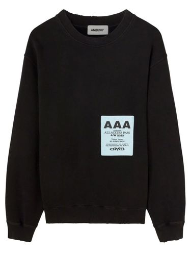 AMBUSH Black Cotton Sweatshirt - AMBUSH - Modalova