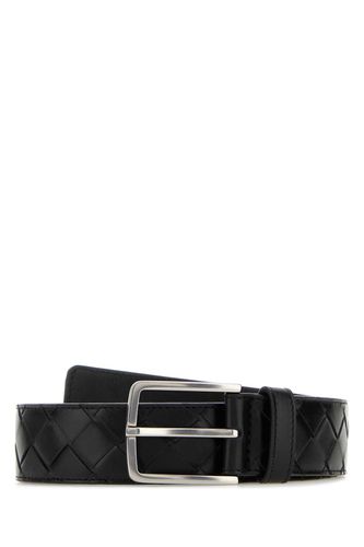 Bottega Veneta Black Leather Belt - Bottega Veneta - Modalova