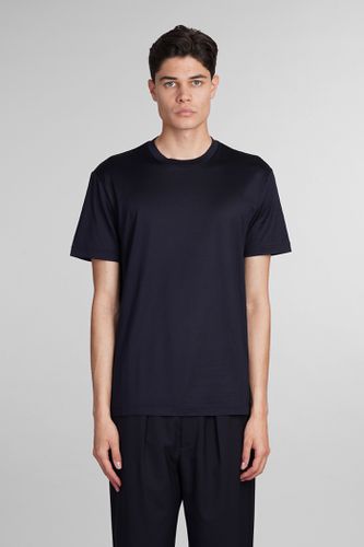 Giorgio Armani T-shirt In Blue Silk - Giorgio Armani - Modalova