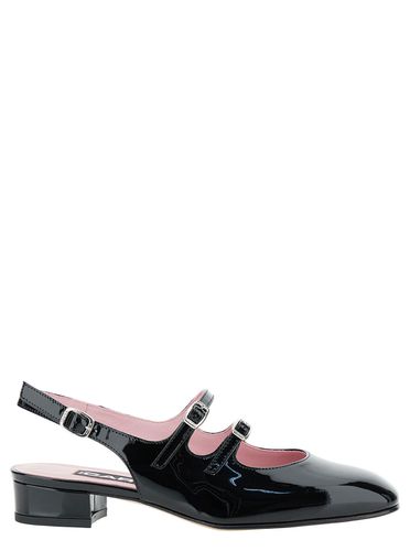 Slingback Mary Janes With Block Heel In Patent Leather Woman - Carel - Modalova