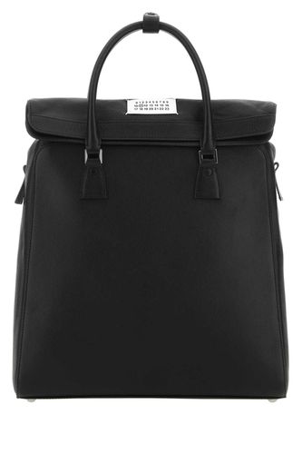 Black Leather 5a Backpack - Maison Margiela - Modalova