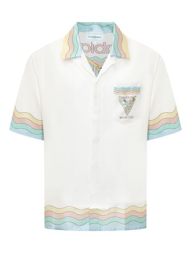 Casablanca Cuban Collar Shirt - Casablanca - Modalova