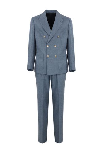 Eleventy Double-breasted Wool Suit - Eleventy - Modalova