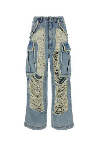 Light-blue Denim Vivi Cargo Jeans - DARKPARK - Modalova