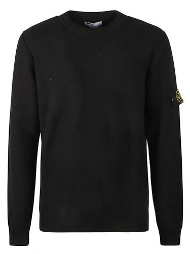 Stone Island Logo Sleeve Sweater - Stone Island - Modalova