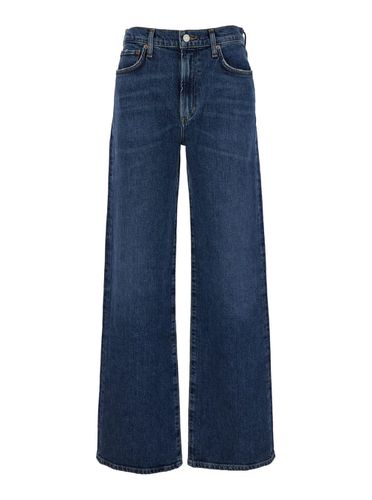 Harper Blue Five Pocket Straight Jeans - AGOLDE - Modalova