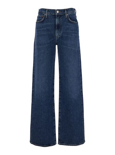 Harper Five-pocket Straight Jeans In Cotton Denim Woman - AGOLDE - Modalova