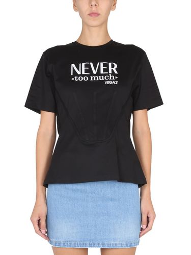 Never Too Much Corset T-shirt - Versace - Modalova