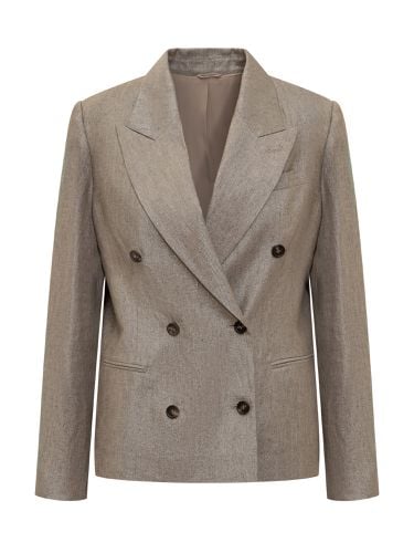 Sparkling Linen Twill Blazer - Brunello Cucinelli - Modalova