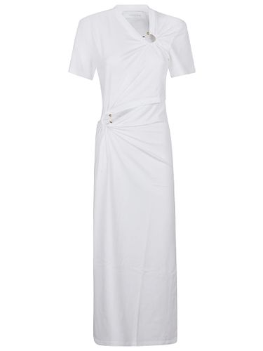 Short Sleeve Long Dress - Paco Rabanne - Modalova