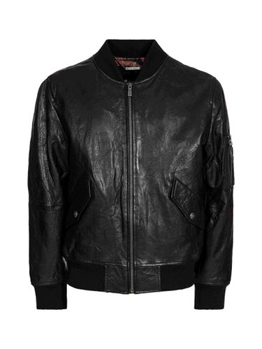 Just Cavalli Leather Jacket - Just Cavalli - Modalova