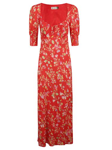 V-neck Waterblossom Print Dress - RIXO - Modalova