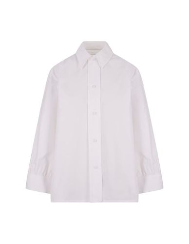 Poplin Shirt With Jewel Clip - Jil Sander - Modalova