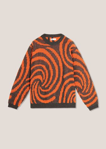 Aappio Shetland Wool Jacquard Sweater - doppiaa - Modalova