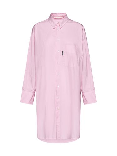 Palm Angels Overlogo Shirt Dress - Palm Angels - Modalova