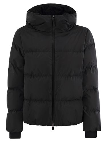 Herno Short Down Jacket With Hood - Herno - Modalova