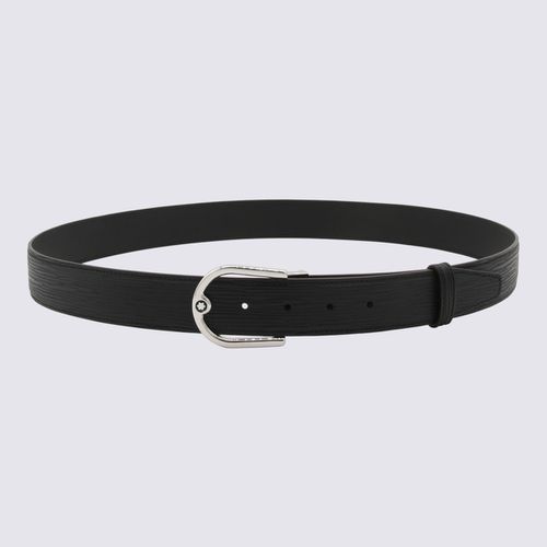 Montblanc Black Leather Belt - Montblanc - Modalova