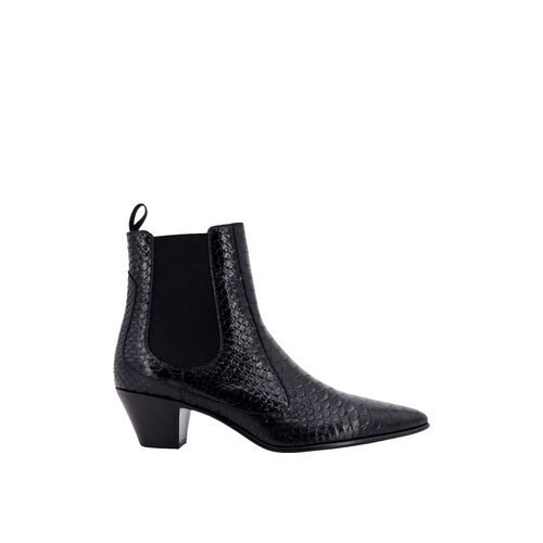 Snake-effect Leather Chelsea Boots - Celine - Modalova