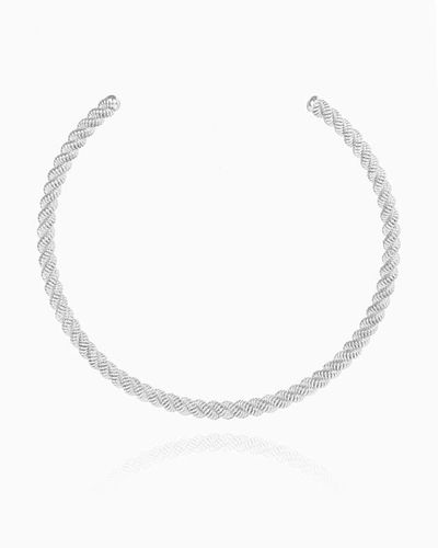 Federica Tosi Choker Grace Silver - Federica Tosi - Modalova