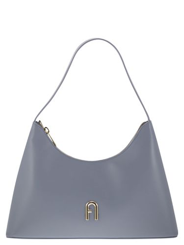 Diamante Light Blue Calf Leather Bag - Furla - Modalova