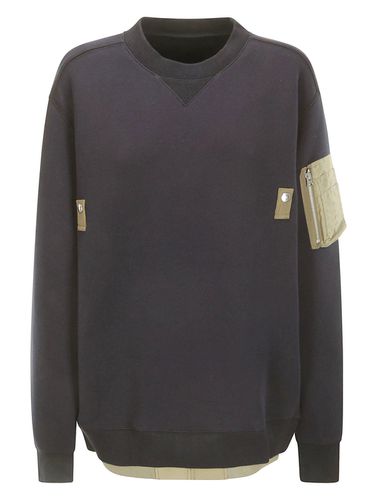 Sacai Long-sleeved Twill Pullover - Sacai - Modalova