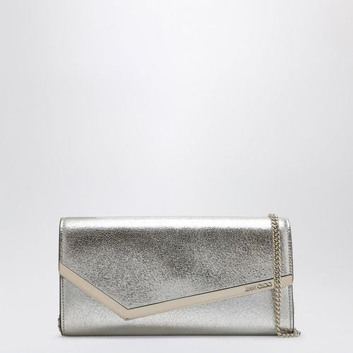 Emmie Shoulder Bag With Glitter Champagne - Jimmy Choo - Modalova