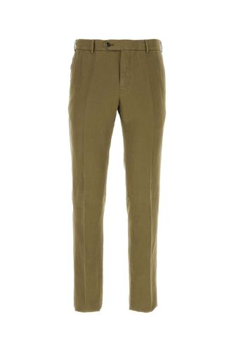 PT Torino Green Lyocell Blend Pant - PT Torino - Modalova