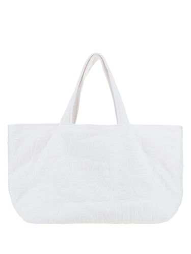 White Twin Beach Shopping Bag - Dsquared2 - Modalova