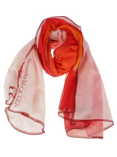 Alexander McQueen Logo Print Scarf - Alexander McQueen - Modalova