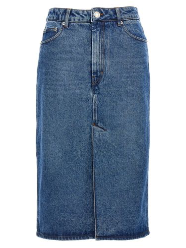 Ami Alexandre Mattiussi Denim Skirt - Ami Alexandre Mattiussi - Modalova