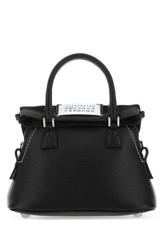 Black Leather Micro 5ac Handbag - Maison Margiela - Modalova