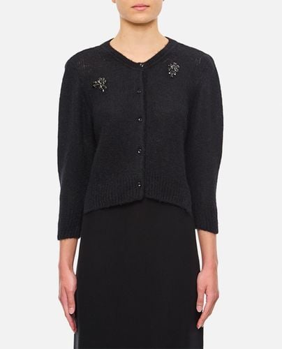 Cropped Alpaca Knit Cardigan - Simone Rocha - Modalova