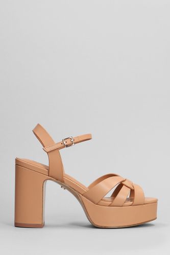 Aria Platform 95 Sandals In Leather - Lola Cruz - Modalova