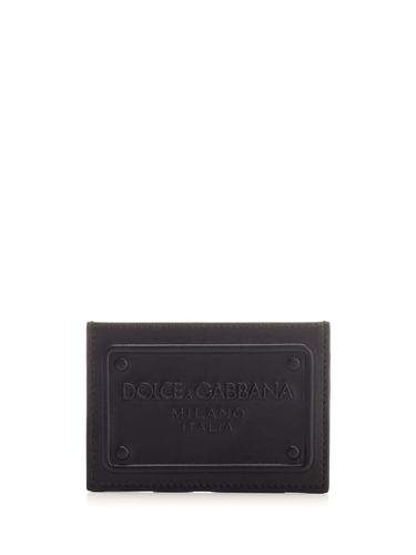 Card Holder With Embossed Logo - Dolce & Gabbana - Modalova