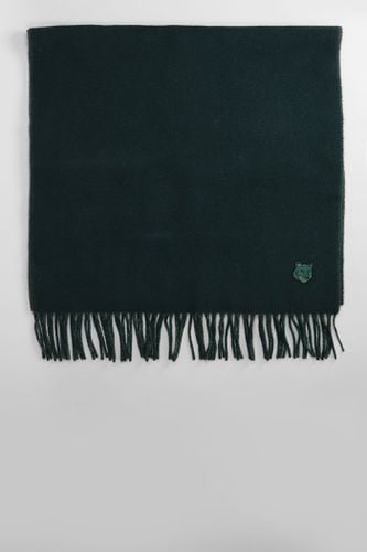 Scarve In Green Wool - Maison Kitsuné - Modalova