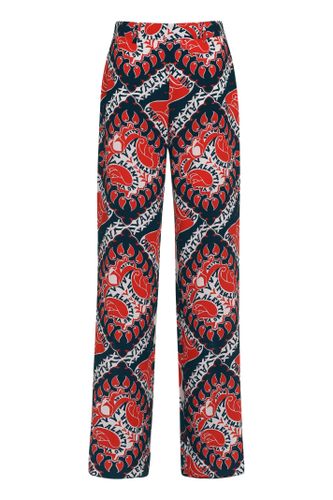 Valentino Printed Silk Pants - Valentino - Modalova