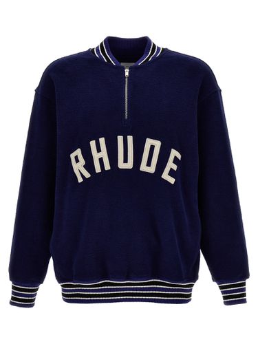 Quarter Zip Varsity Sweatshirt - Rhude - Modalova