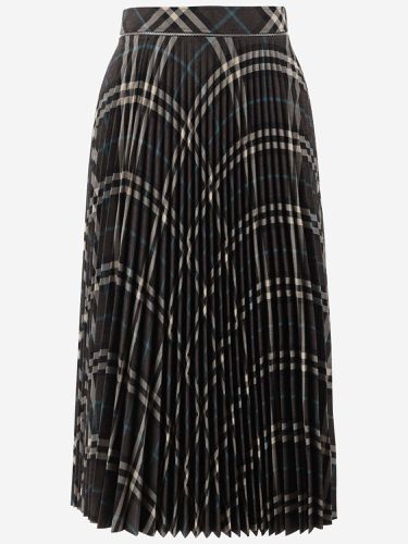 Burberry Wool Blend Pleated Skirt - Burberry - Modalova