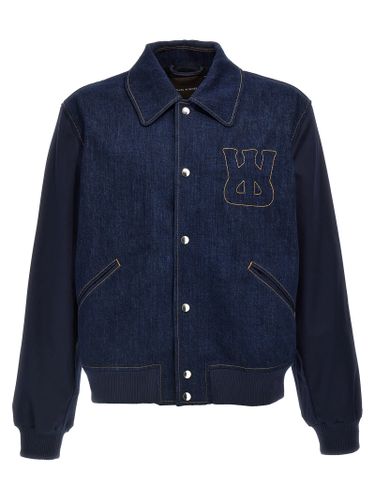 The Echo Denim Varsity Jacket - Wales Bonner - Modalova