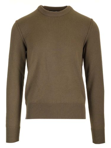 Dark Crewneck Knit - Dolce & Gabbana - Modalova