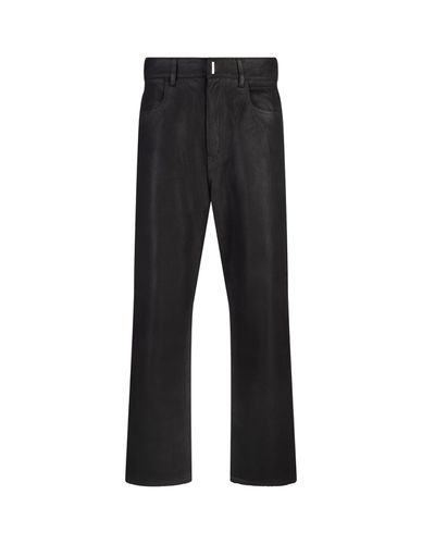 Straight Trousers With Appliqué - Givenchy - Modalova