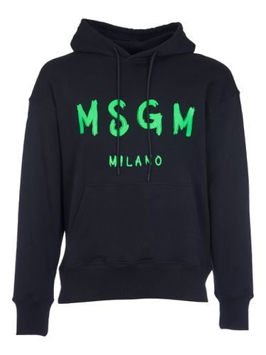 MSGM Milano Logo Hoodie - MSGM - Modalova