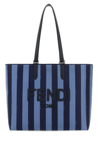 Embroidered Canvas Go To Shopping Bag - Fendi - Modalova