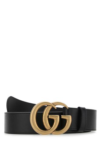 Gucci Black Leather Belt - Gucci - Modalova