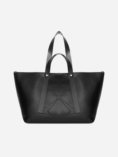 Day Off Leather Medium Tote Bag - Off-White - Modalova