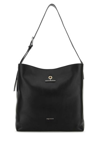 Black Leather Pendant Shopping Bag - Alexander McQueen - Modalova