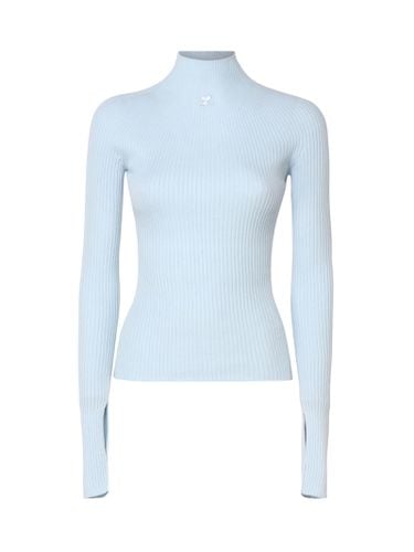 Fitted Turtleneck Sweater - Courrèges - Modalova