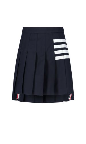 Bar Pleated Miniskirt - Thom Browne - Modalova