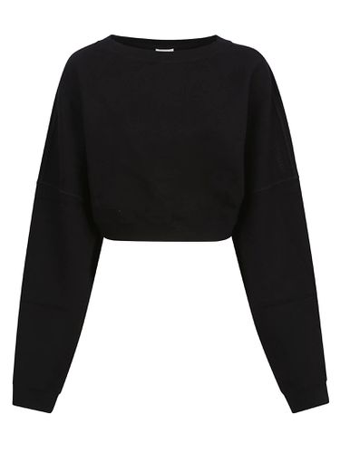 Saint Laurent Cropped Sweatshirt - Saint Laurent - Modalova
