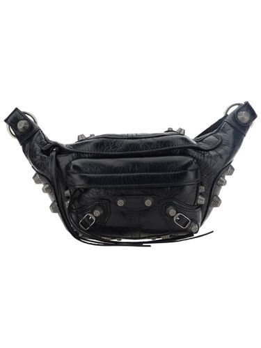 Le Cagole Men Leather Belt Bag - Balenciaga - Modalova